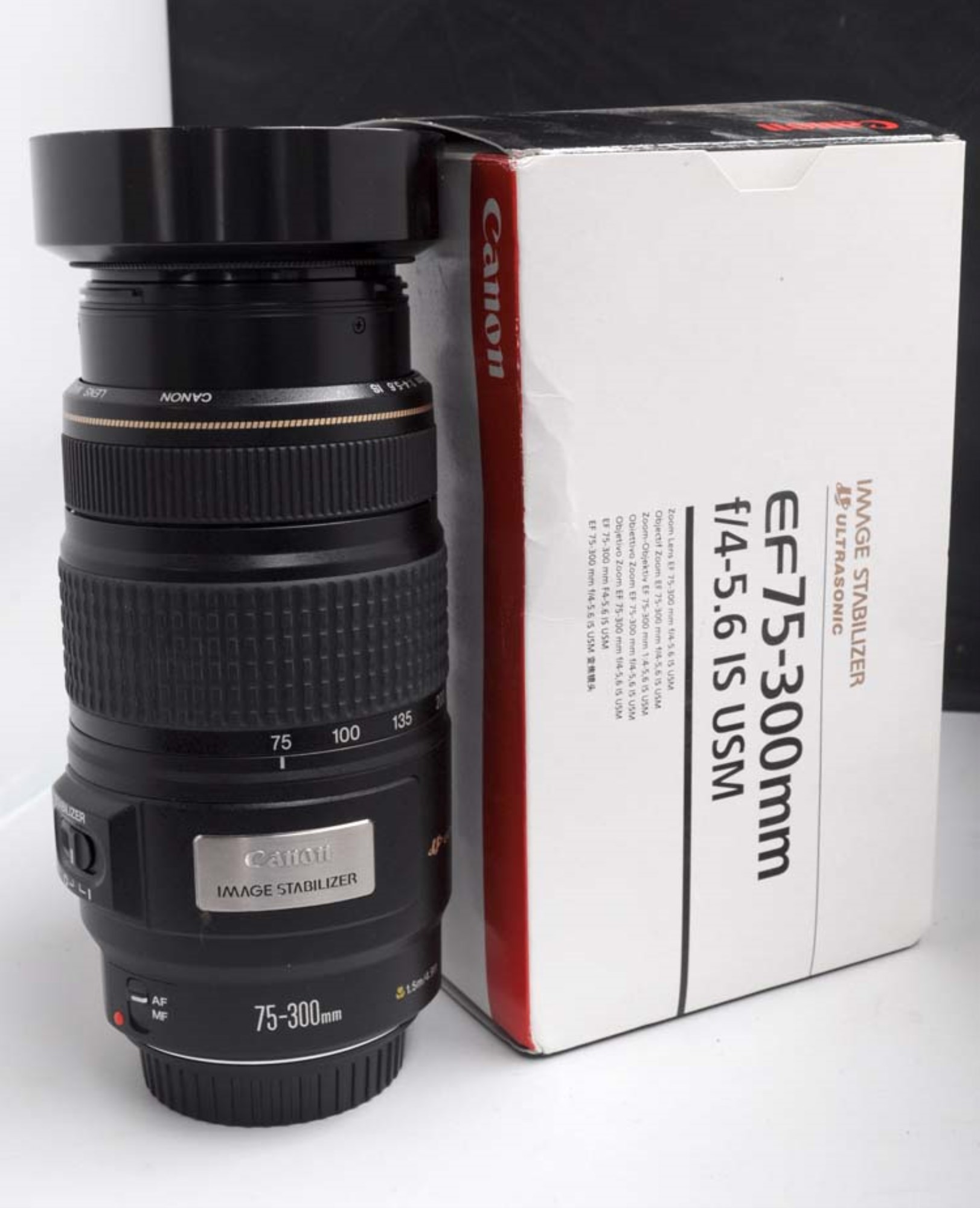 Lot 1145 A Canon Es 75 300mm F4 5 6 Is Usm Zoom Lens Lot 1145 A Canon Es 75 300mm F4 5 6 Is Usm Zoom Lens