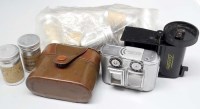 Lot 1159 - A Tessina miniature twin-lens reflex camera...