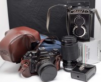 Lot 1164 - A special edition Jenaflex electronic AM-1 SLR...