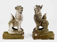 Lot 1300 - A pair of early 20th Century composition...