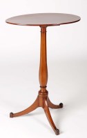 Lot 1373 - A 19th Century oval mahogany occasional table,...