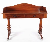 Lot 1399 - A Victorian mahogany wash stand with...