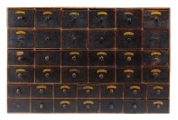 Lot 1405 - A 19th Century chemist's shop fitting,...