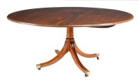 Lot 1419 - A large Georgian style circular mahogany...