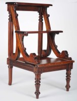 Lot 1442 - A set of Victorian style mahogany three tread...