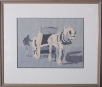 Lot 57 - John Atkinson (1863-1924) A HORSE AND CART...