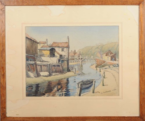 Lot 67 - G*** Sutherland (20th Century) ''OLD STAITHES...