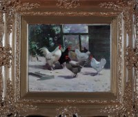 Lot 151 - Robert Russell MacNee (1880-1952) POULTRY BY A...