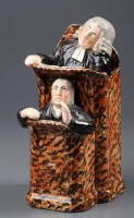 Lot 209 - A Staffordshire group ''The Vicar and Moses''...