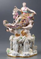 Lot 214 - Meissen: a figure group of the Triumph of...