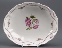 Lot 262 - A oval porcelain compote, identified by HR...