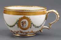 Lot 269 - Bristol: a cup from the 'Chough' service, c...
