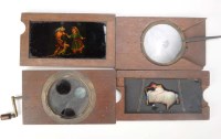 Lot 393 - A mechanical magic lantern slide, of the...