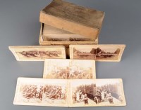 Lot 406 - A set of Boer War stereoscope slides, by...