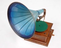 Lot 416 - A table top Dulcetto gramophone, 10in. (25cms)...