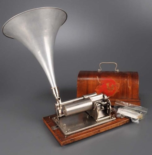 Lot 437 - A Pathé-Frères phonograph, 1898 model, serial...