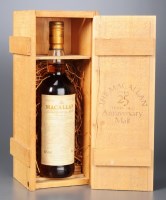 Lot 520 - A bottle of Macallan's 25 year old Anniversary...