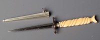 Lot 533 - A 19th Century small stiletto dagger, with...