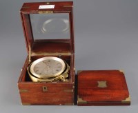 Lot 558 - An early 20th Century marine chronometer, by C....