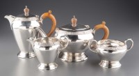 Lot 602 - An Elizabeth II four-piece tea service, by...