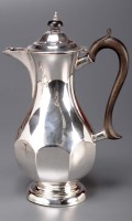 Lot 605 - A George V hot water jug, by J. Deakin & Sons,...