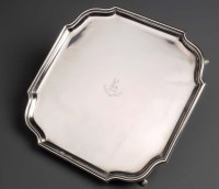 Lot 612 - A George V salver, by Reid & Sons, London 1934,...