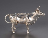 Lot 629 - A late Victorian cow creamer, bears import...