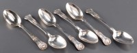 Lot 645 - Six Victorian dessert spoons, by John Wilkie,...