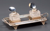 Lot 647 - A Victorian ink stand, by George Jackson &...