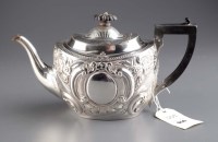 Lot 650 - An Edwardian teapot, probably by Jackson &...