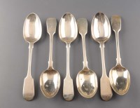 Lot 664 - Six Victorian dessert spoons, by George Adams...