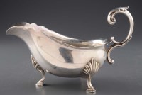 Lot 670 - An Edwardian gravy boat, by Elkington & Co.,...