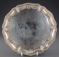 Lot 672 - A Victorian salver, by Elkington & Co., shaped...