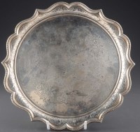 Lot 673 - A Victorian salver, by Atkin Bros., Sheffield...