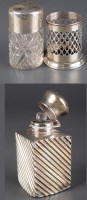 Lot 708 - A Victorian silver scent bottle, by W.J.A. Ltd....