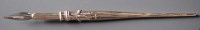 Lot 710 - A silver cased fountain pen, decorated with...