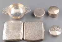 Lot 717 - A late Victorian miniature silver quaiche,...