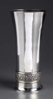 Lot 726 - An American sterling silver vase, by Whiting...