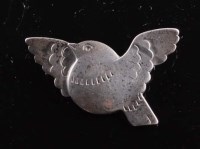 Lot 808 - Georg Jensen: a silver brooch modelled as a...