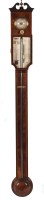 Lot 940 - An early 19th Century inlaid mahogany stick...