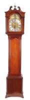 Lot 944 - A mahogany longcase clock, early 20th Century,...