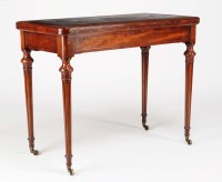 Lot 974 - A Victorian rectangular walnut tea table, the...