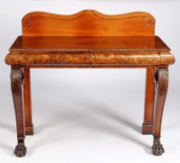 Lot 989 - An early 19th Century mahogany side table with...