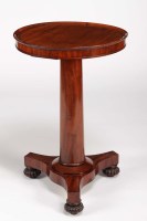 Lot 1082 - An early Victorian circular mahogany...