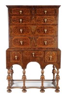 Lot 1106 - RETURNED TO VENDOR An 18th Century walnut...