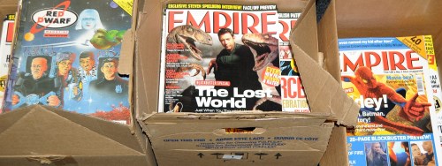 Lot 1 - A large quantity of Empire magazine and Red...