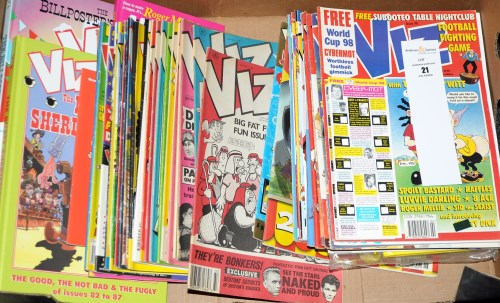 Lot 21 - A collection of Viz comics and annuals, sundry...