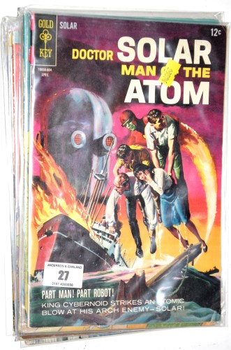 Lot 27 - Dr. Solar Man of the Atom, No. 23 (Gold Key);...