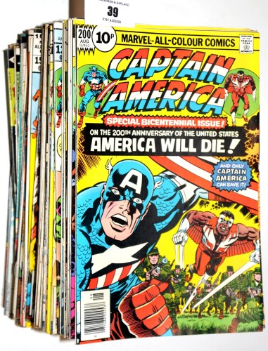 Lot 39 - Captain America and The Falcon, sundry issues...
