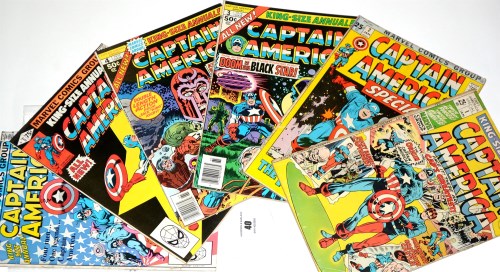 Lot 40 - Captain America King-Size Special Annual, No's....